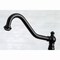 Kingston Brass KS3270AXBS Restoration 8" Bridge Kitchen Faucet W/ Sprayer, Matte Black KS3270AXBS - alternate 6